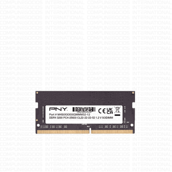 RAM PNY PERFORMANCE DDR4 8GB 3200 MHz SODIMM