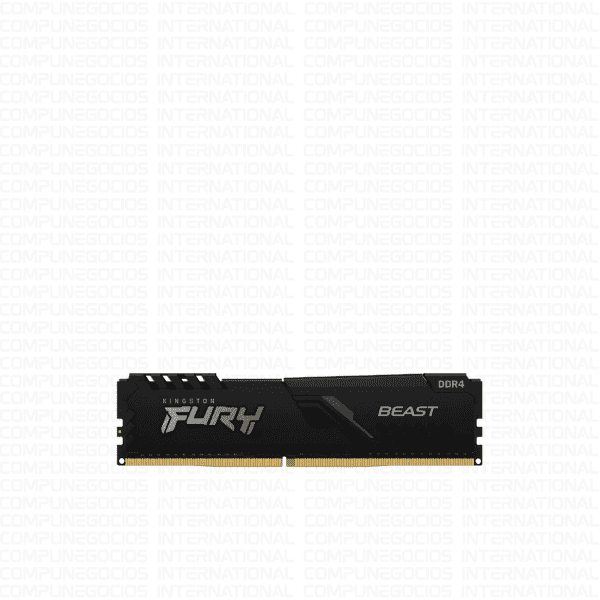 MEMORIA RAM KINGSTON 	FURY BEAST DDR4 8GB 3200 MHz UDIMM (PN: KF432C16BB/8)