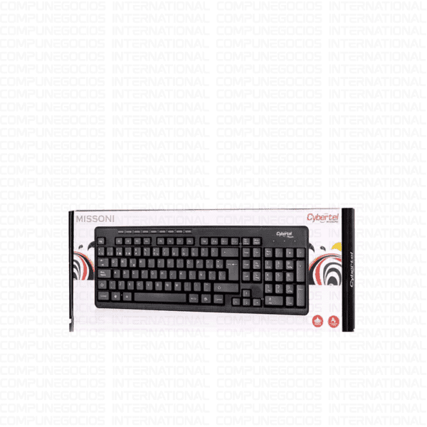 TECLADO MULTIMEDIA CYBERTEL MISSONI (CYB 203)