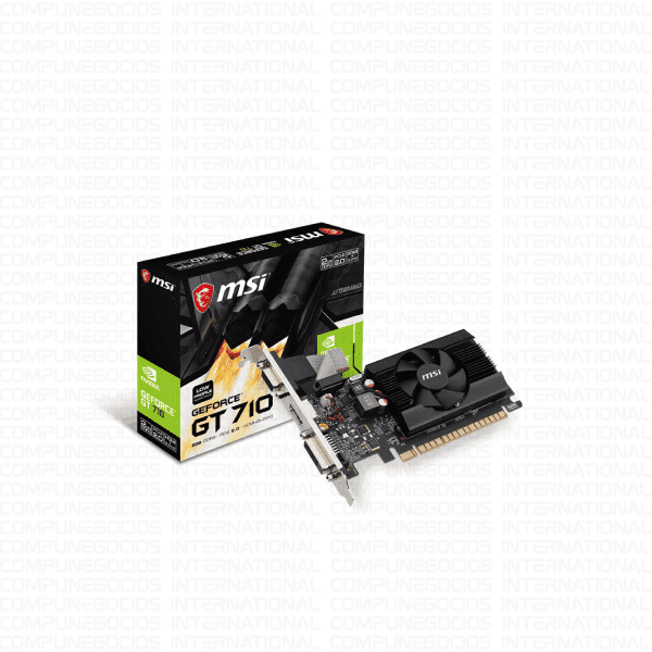 Tarjeta de video MSI GT 710 2G DDR3