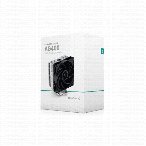 COOLER DEEPCOOL AG400 PLUS, COMPATIBLE CON AMD/INTEL (R-AG400-BKNNMN-G-1)