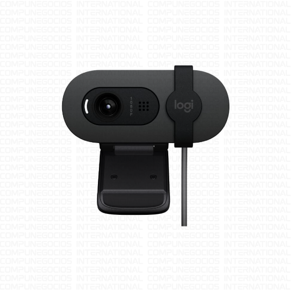 CÁMARA WEB LOGITECH BRIO 100 FULL HD 1080P GRAFITO CON TAPA DE PRIVACIDAD Y MICRÓFONO INTEGRADO