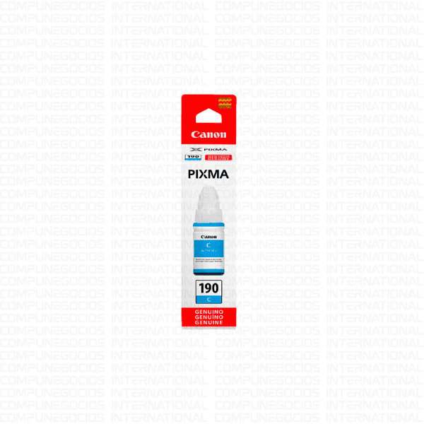 TINTA CANON GI-190(C) CYAN 70 ML, 0668C001AC