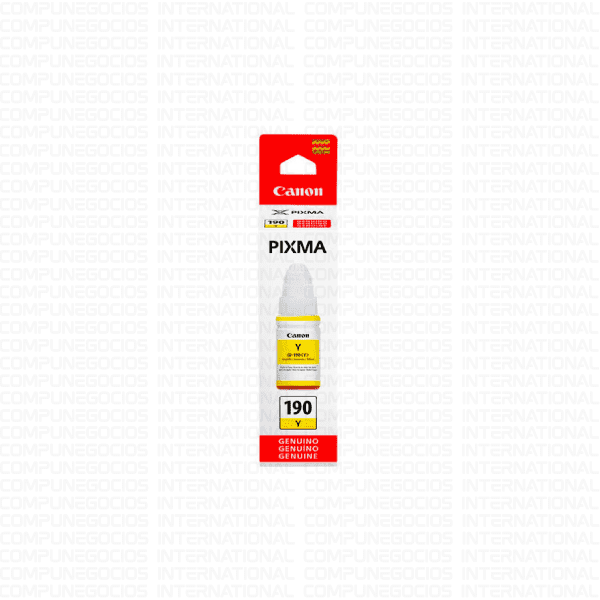 TINTA CANON GI-190(Y) YELLOW 70 ML, 0670C001AC