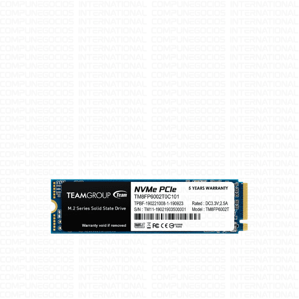UNIDAD EN ESTADO SOLIDO TEAM GROUP MP33 2TB M.2 NVMe