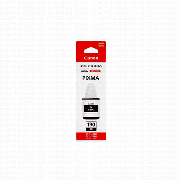 TINTA CANON GI-190(BK) BLACK 135 ML, 0667C001AC