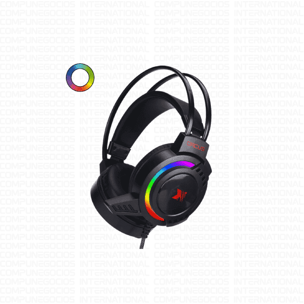 AUDÍFONO GAMING XBLADE SLAYER GXB-HG8935 CON MICRÓFONO + ILUMINACIÓN MULTICOLOR