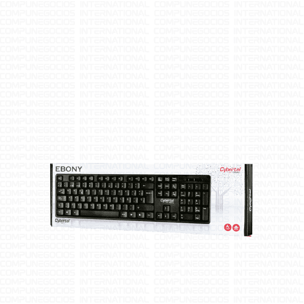 TECLADO CYBERTEL EBONY (CYB K105)