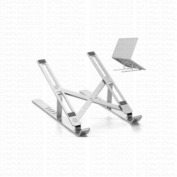 SOPORTE DE ALUMINIO PARA LAPTOP  SILVER