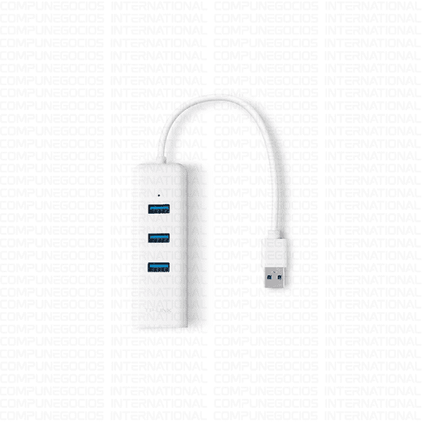 ADAPTADOR DE RED TP-LINK UE330 2 EN 1, HUB DE 3 PUERTOS USB 3.0 Y ADAPTADOR ETHERNET GIGABIT