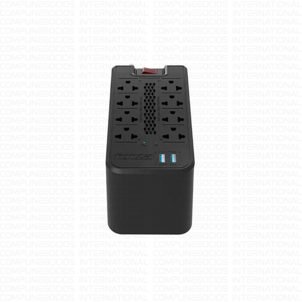 ESTABILIZADOR FORZA 1200VA/600W FVR-1222USB 8 TOMAS 220V