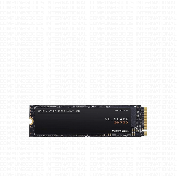 DISCO SOLIDO GAMING WESTERN DIGITAL WD-BLACK SN750 NVMe 250GB, 3100MB/S (WDS250G3X0C)