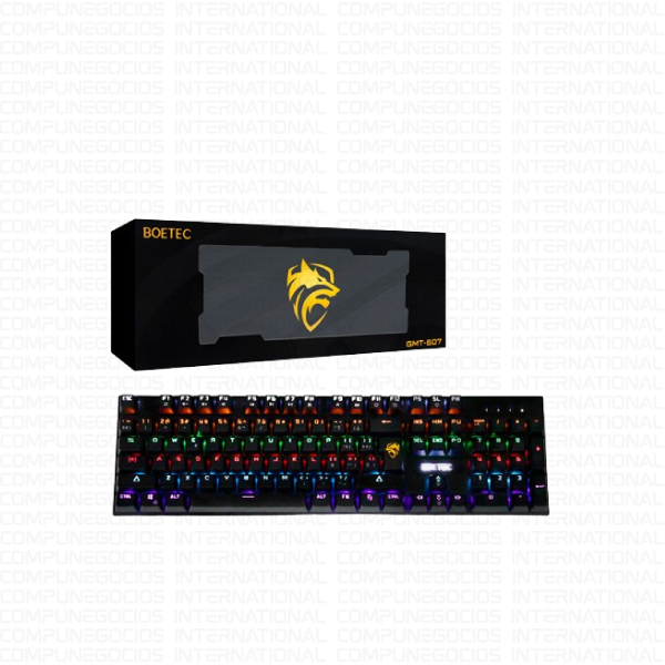 TECLADO GAMING BOETEC GMT-507 MECÁNICO RETROILUMINADO