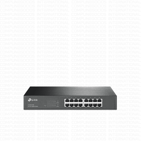 SWITCH TP-LINK TL-SG1016 DE 16 PUERTOS 10/100/1000 MBPS METALICO