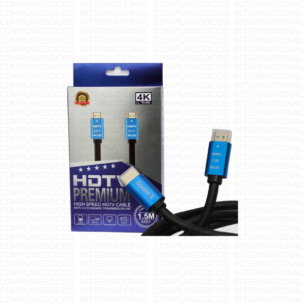 CABLE HDMI 2.0 ULTRA HDTV PREMIUM GAMER 4K 1.5M