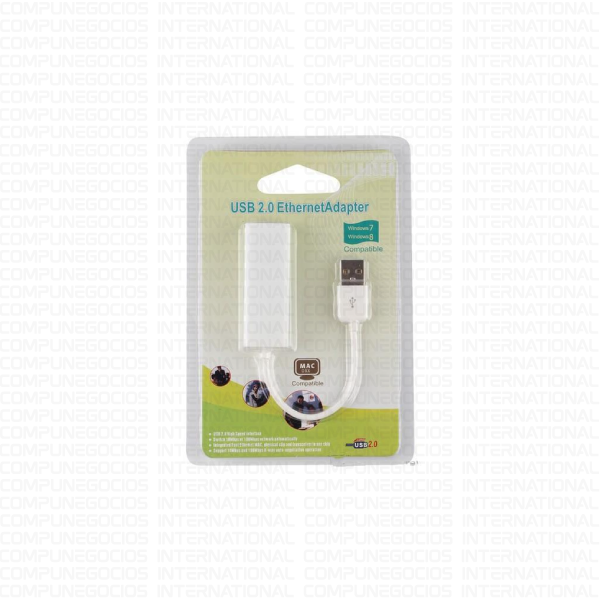 ADAPTADOR DE USB A ETHERNET 2.0 RJ45 SWITCH 10MBPS A 100MBPS