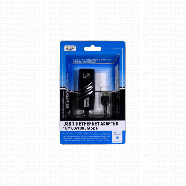 ADAPTADOR DE RED RJ45 LAN USB 3.0 GIGABIT ETHERNET 10/100/1000MBPS