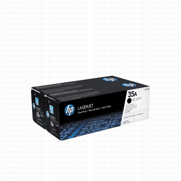 TONER HP 35A (CB435AD) DUAL PACK BLACK LASERJET P1005 P1006