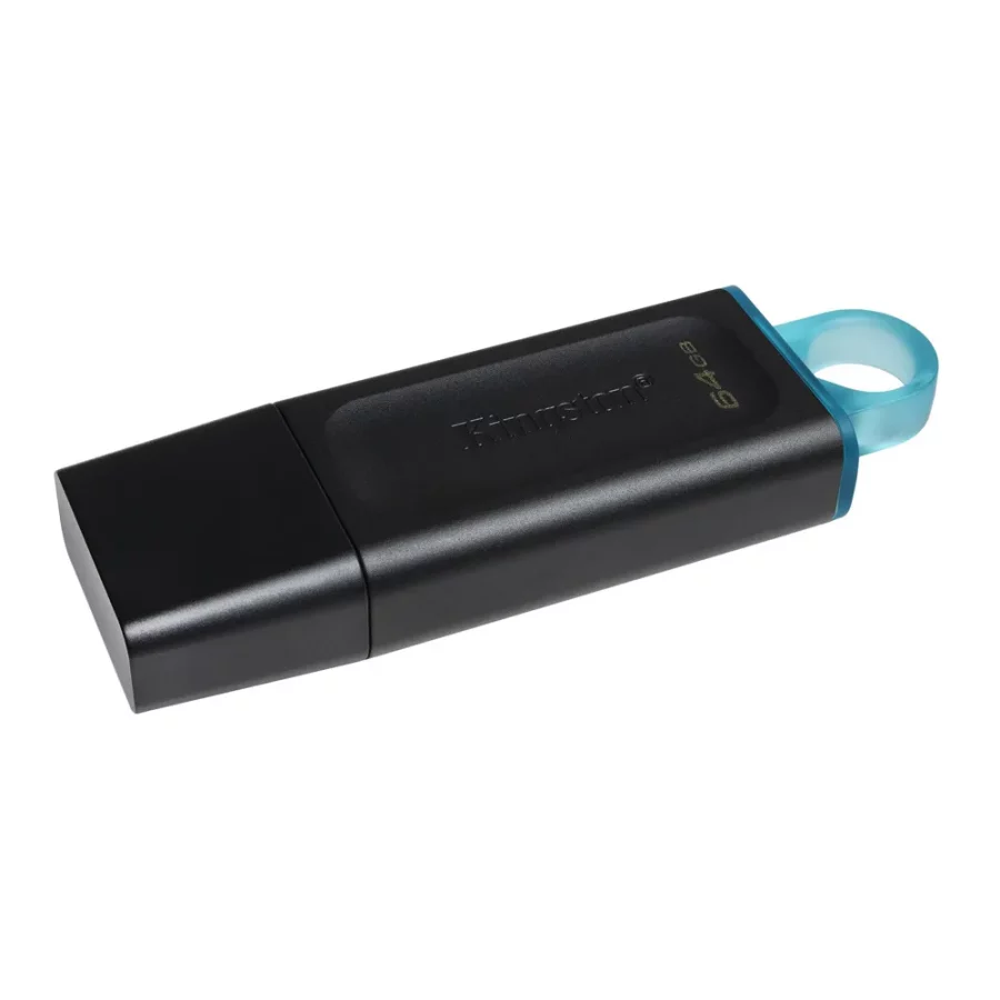MEMORIA USB KINGSTON 64GB 3.2 DATA TRAVELER EXODIA NEGRO