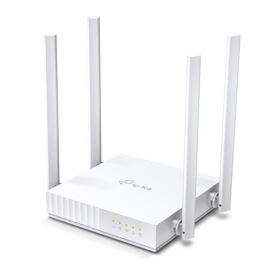 ROUTER TP-LINK ARCHER C24 AC750 WIFI DE DOBLE BANDA CON CONEXIÓN DE 2.4 GHz Y 5 GHz