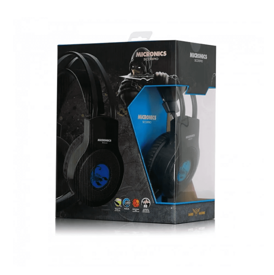 AURICULAR GAMER CON MICRÓFONO MICRONICS SCORPIO MIC HG813 P4