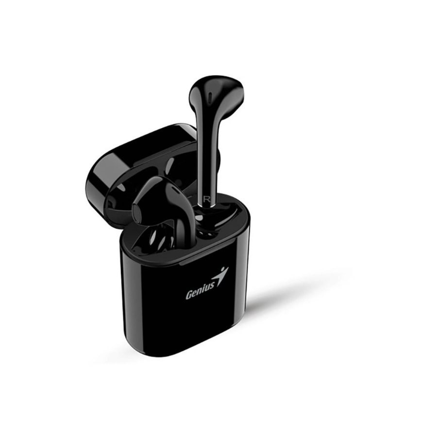 AUDIFONO INALAMBRICO CON MICROFONO GENIUS HS-M900BT TRUE BT NEGRO