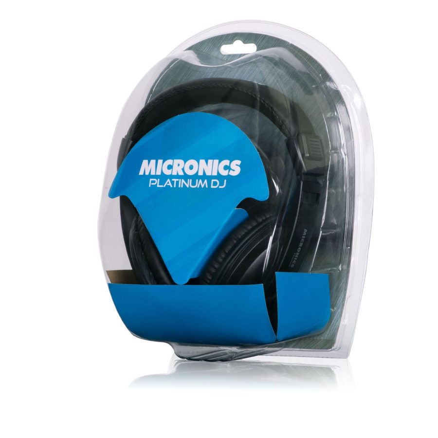 AURICULAR MICRONICS PLATINUM DJ MIC H701 CON MICRÓFONO, ESTÉREO Y CONTROL DE VOLUMEN