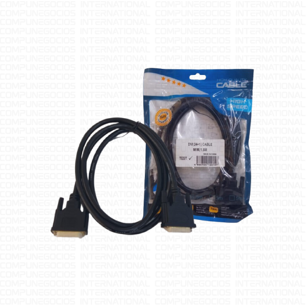 CABLE DVI (24+1) 1.5M HIGH QUALITY