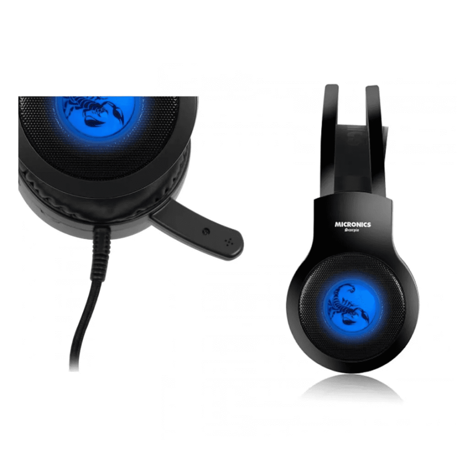 AURICULAR GAMER CON MICRÓFONO MICRONICS SCORPIO MIC HG813 P4