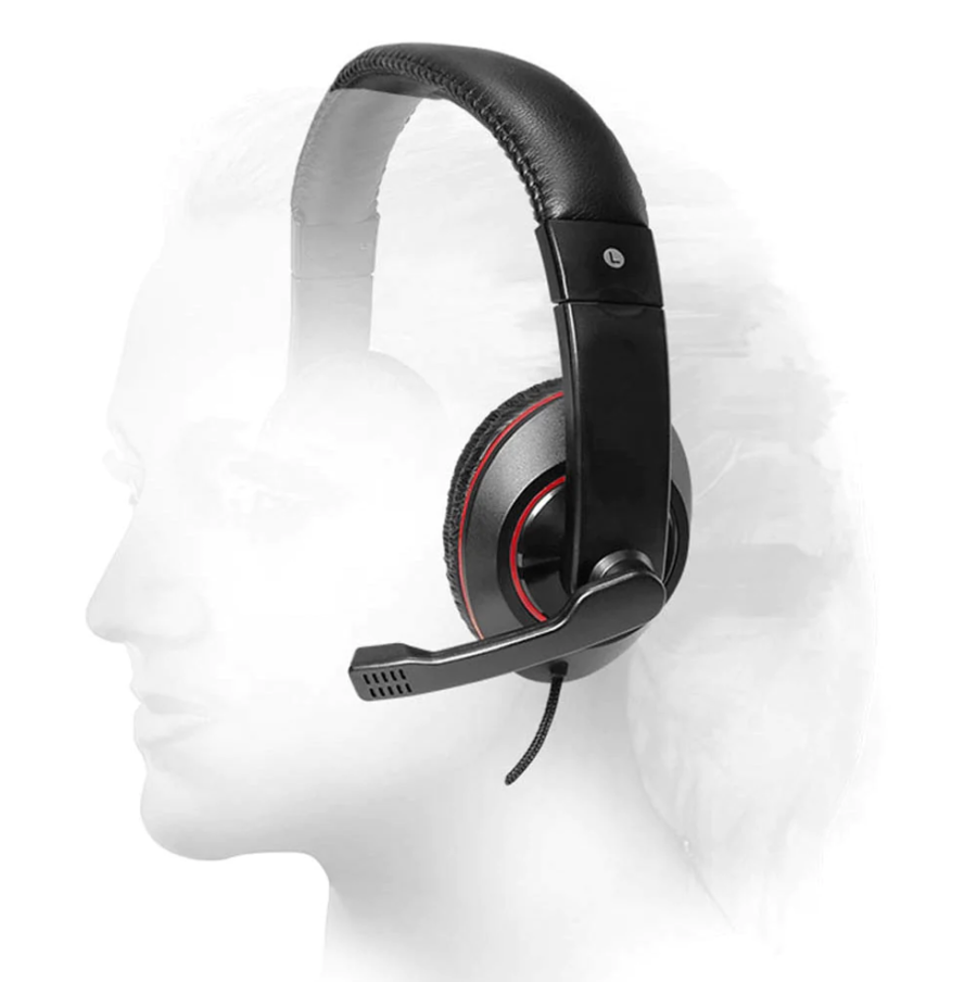 AUDIFONO CON MICRÓFONO ARGOMTECH AERO 64 ESTÉREO ARG-HS-0064