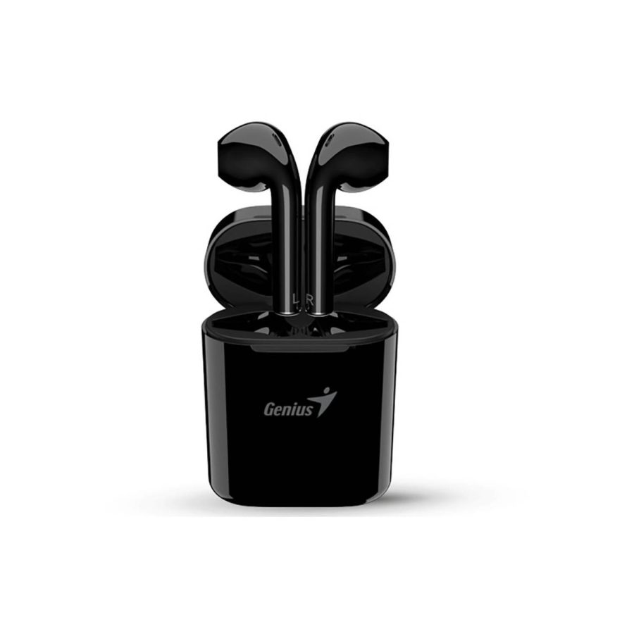 AUDIFONO INALAMBRICO CON MICROFONO GENIUS HS-M900BT TRUE BT NEGRO