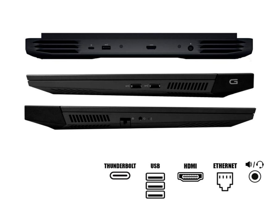 LAPTOP DELL G15 G5530 GAMING CORE I7-13650HX, 15.6" FHD, SSD 1TB, RAM 16GB, RTX 4060 8GB, 165HZ, WIN11, BACKLIT , 13GEN. (DELL-GAM-I7-13650-1T)