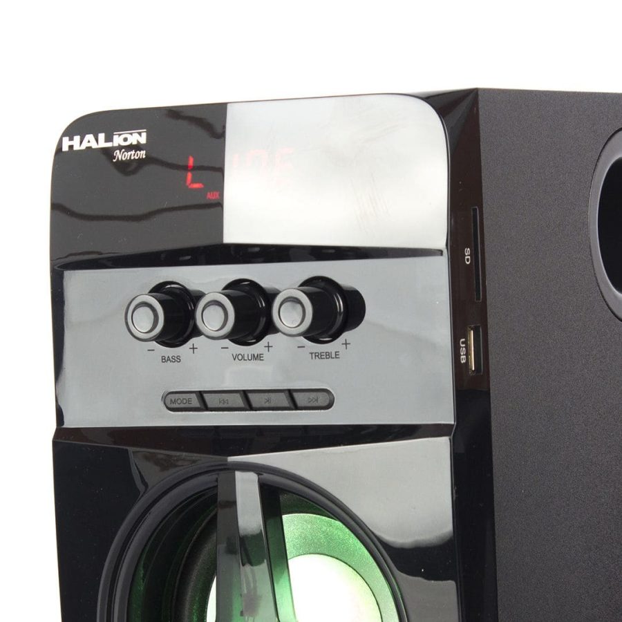 PARLANTE CON SUBWOOFER HALION NORTON HA-K37 80W BLUETOOTH