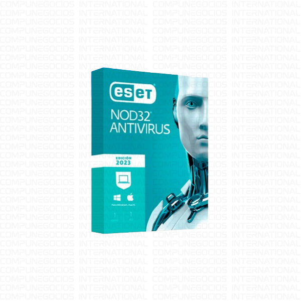ANTIVIRUS ESET NOD32  WINDOWS MACOS PARA 1 EQUIPO EDICIÓN 2023
