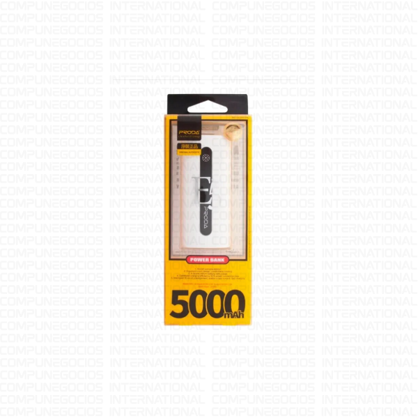 BATERIA PORTATIL REMAX POWER BANK  E5 5,000 MAh 18.5Wh MICRO-USB RPL-2