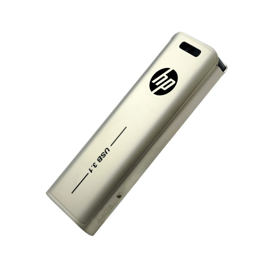 MEMORIA USB HP 64GB 3.1 X796W FLASH DRIVE METÁLICO RETRÁCTIL