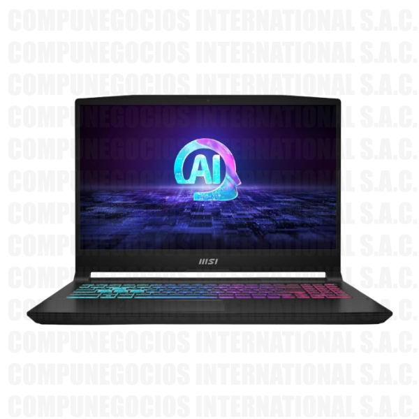 NB LAPTOP MSI KATANA A15 AI B8VF-448US RYZEN 7-8845HS RTX 4060 32GB DDR5 1TB NVME SSD WIN 11 PANTALLA 15.6PULGADAS  NEGRO
